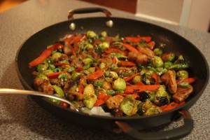 Brussels Sprouts and Pork Stir Fry_Web