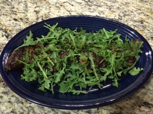 Soy Lemon Steak w Arugula